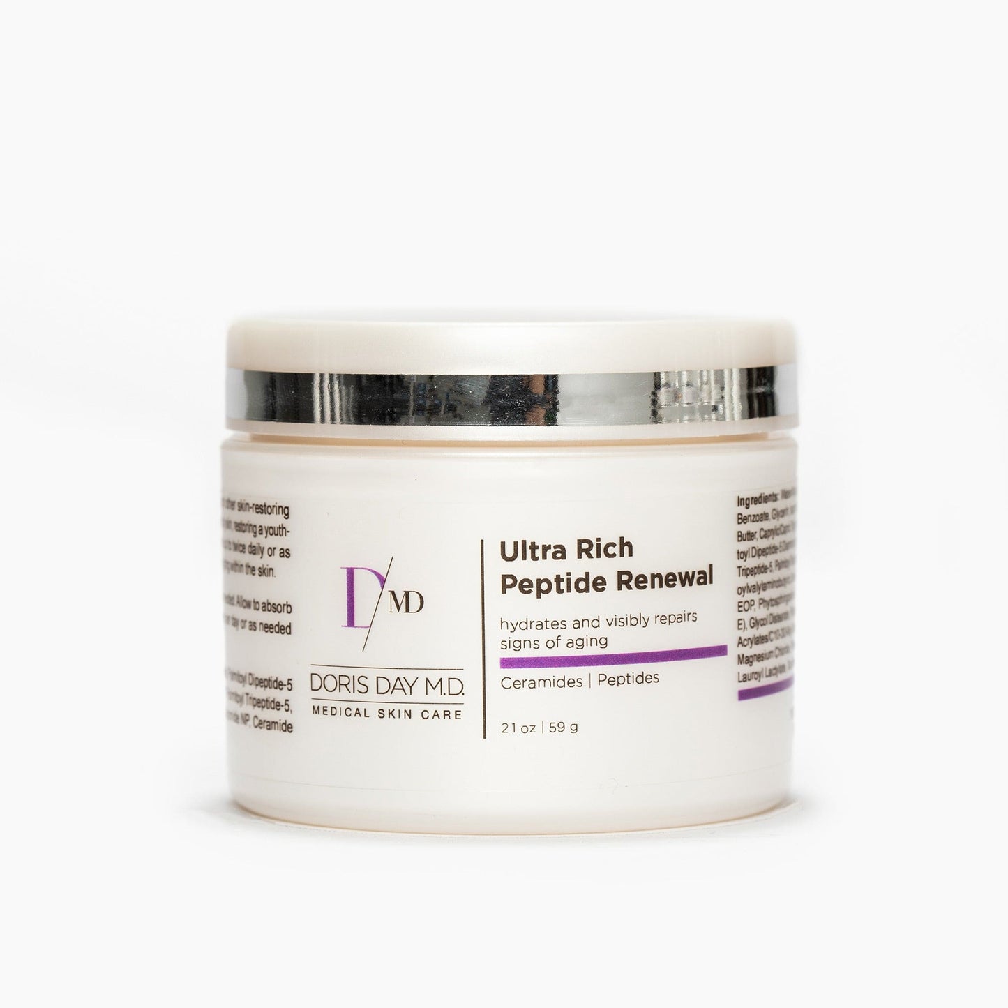 DORIS DAY MD SKINCARE Face 62.1 ml | 2.1 FL OZ Ultra Rich Peptide Renewal Cream
